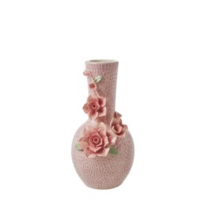 Rice Keramik Blumenvase Blumen, rosa
