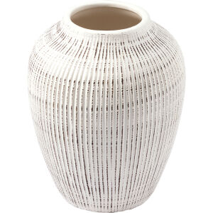 Greengate Vase medium, off white