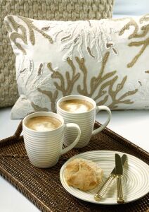 Greengate Latte Cup Dunes white