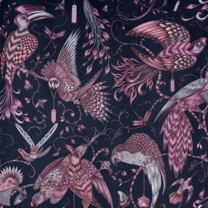 Emma J Shipley Samt-Stoff Audubon Pink