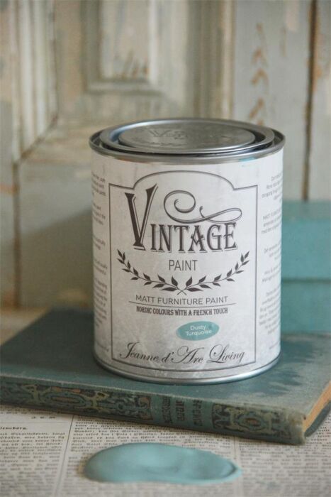 Vintage Paint Jeanne d'Arc Living Farbe Dusty Turquoise, 700 ml