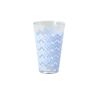 Rice Trinkglas Chevron Soft blue, 6er Set